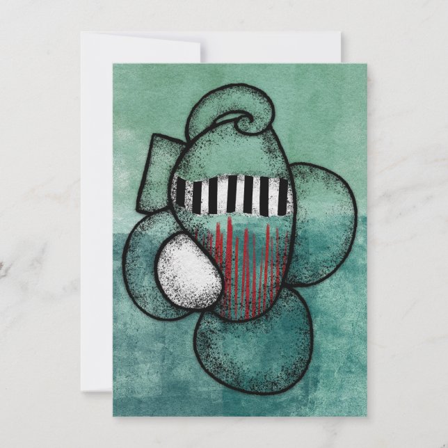 Jag bär den var jag än besöker ett hälsningskort kort (Framsida)