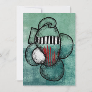 Jag bär den var jag än besöker ett hälsningskort kort