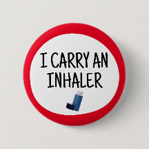Jag bär en inhalator