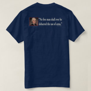 Jag bär ett vapen, därför att en polis är precis t-shirt