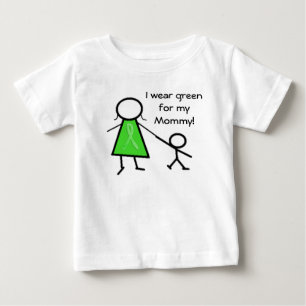 Jag bär grönt för min mammas t-shirt