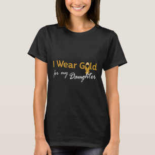 Jag bär guld för min dotter Tee - Barncancer