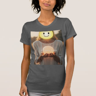 Jag Bär Kärlek Skön Närvaro Bekräftelse T Shirt