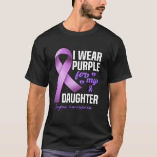 Jag bär lila för min dotters lupusmedvetenhet Warr T Shirt