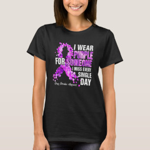 Jag Bär Lila För Någon Jag Saknar Drogöverdos Medv T Shirt
