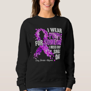 Jag Bär Lila För Någon Jag Saknar Drogöverdos Medv T Shirt