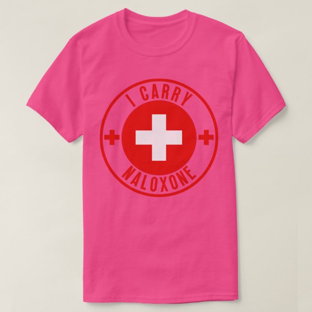 Jag bär naloxon 12 t shirt (Design framsida)