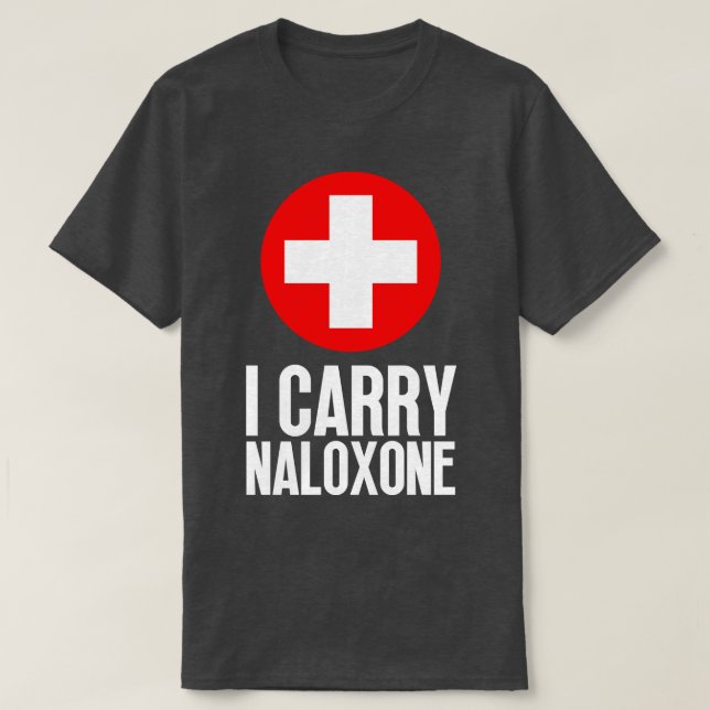 Jag bär naloxon 22 t shirt (Design framsida)