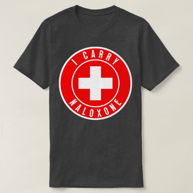 Jag bär naloxon 26 t shirt (Design framsida)