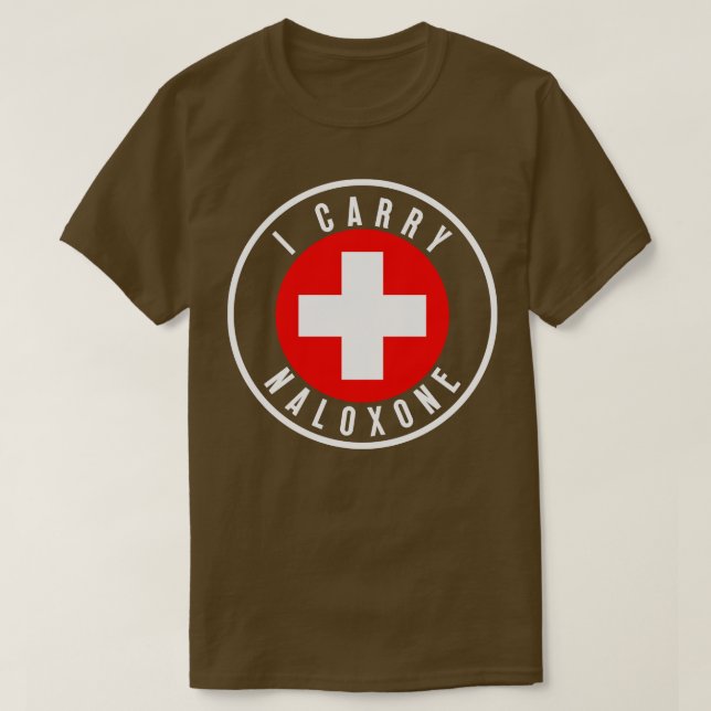 Jag bär naloxon 30 t shirt (Design framsida)