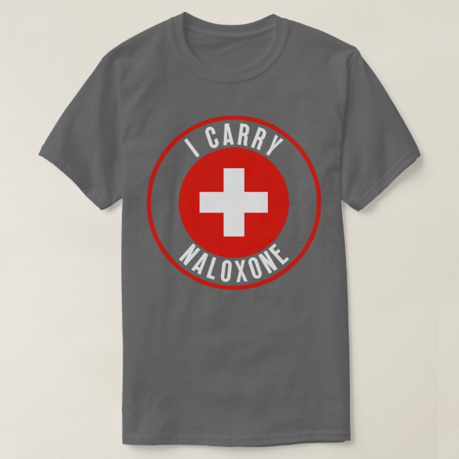 Jag bär naloxon 33 t shirt (Design framsida)