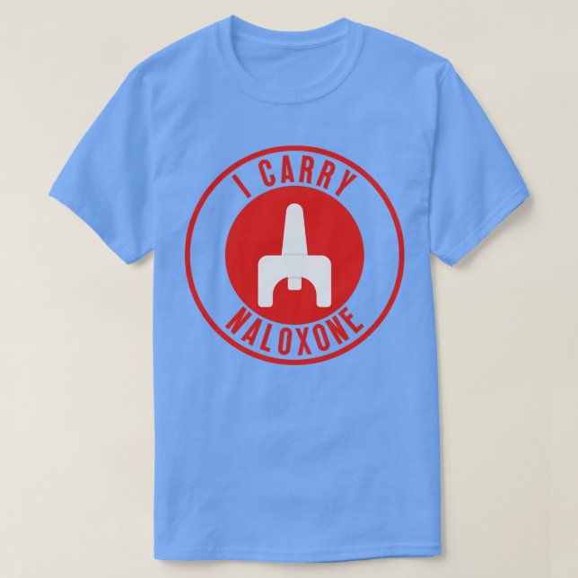 Jag bär naloxon 34 t shirt (Design framsida)