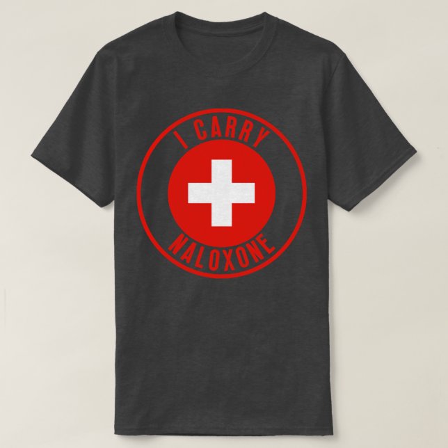Jag bär naloxon 35 t shirt (Design framsida)