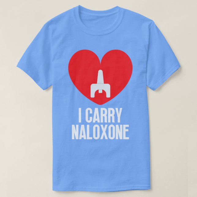 Jag bär naloxon 37 t shirt (Design framsida)