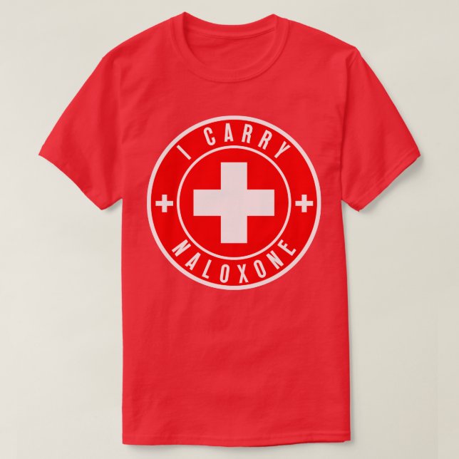Jag bär naloxon 63 t shirt (Design framsida)