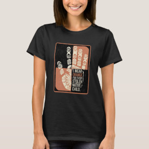 Jag bär orange för alla stulna inhemska barns medv t shirt