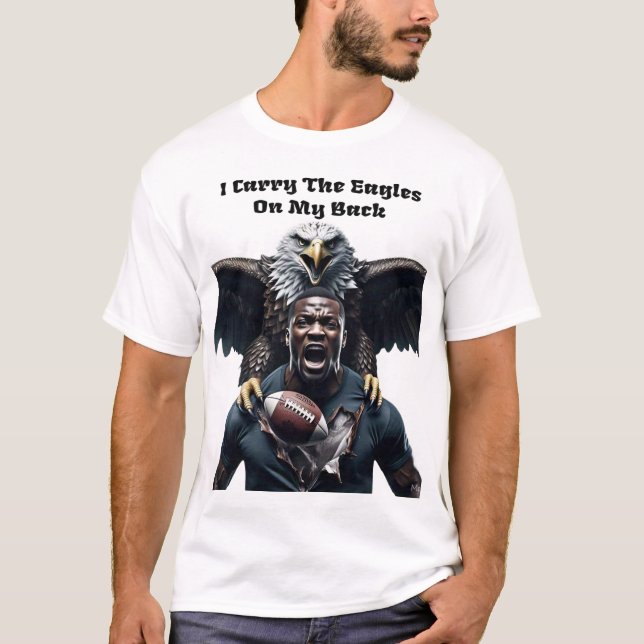 Jag bär öronen på ryggen t shirt (Framsida)