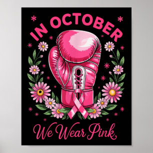 Jag bär rosa för bröstcancer medvetenhet _2 poster