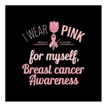 Jag bär rosa för mig själv – bröstcancermedvetenhe