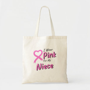 Jag Bär Rosa För Min Niece Tygkasse
