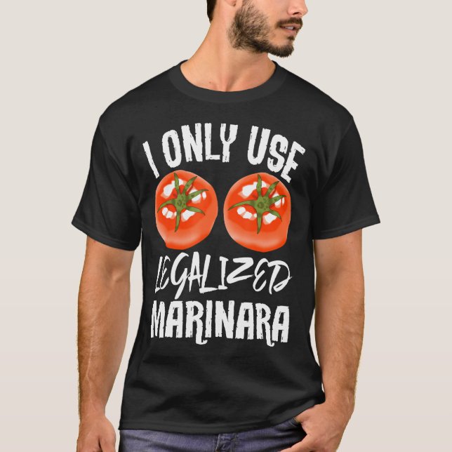 Jag bara Använda  Marinara Gardener Garden Vget T Shirt (Framsida)