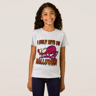 Jag bara Bita på Halloween Tröja