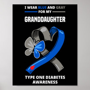 Jag Bära Blue och Grått för min mordotter typ 1 Poster