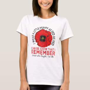 Jag Bära en liten diskett minnesdag Veteran Milita T Shirt