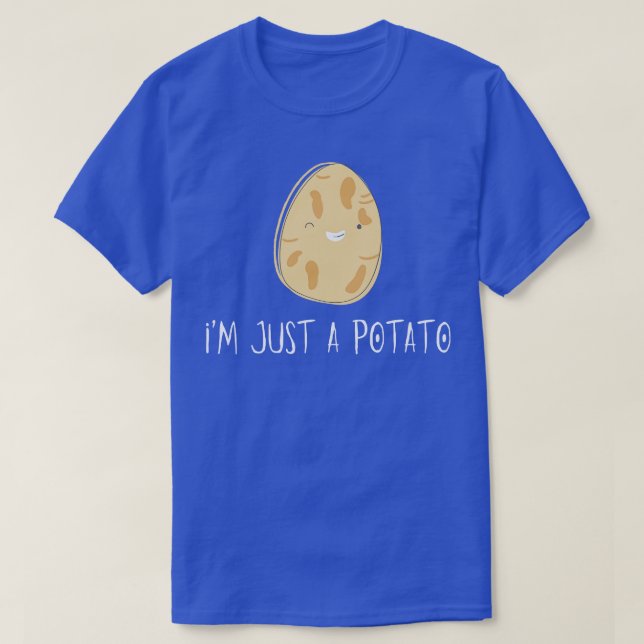 Jag bara en potatis t shirt (Design framsida)