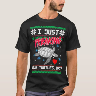 Jag bara Freaking Kärlek Turtles okej T Shirt