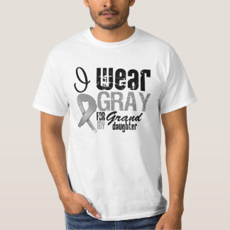 Jag Bära Grått Awareness Ribbon for My Granddotter T-shirt
