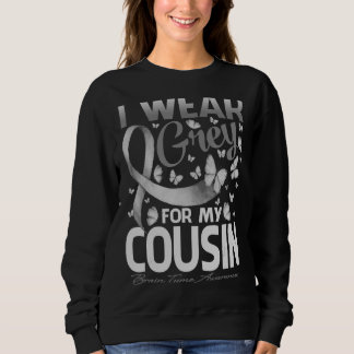 Jag Bära Grått för min kusin Brain Tumo-medvetenhe T Shirt