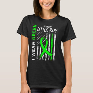 Jag Bära Grönt Boy Son Cerebral Palsy Awarene T Shirt
