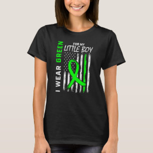 Jag Bära Grönt Little Boy Son Kidney Disease Aware T Shirt