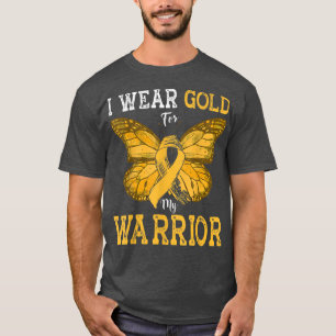 Jag Bära Guld för min barncancer i barndomen T Shirt
