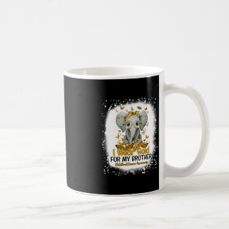 Jag Bära Guld för min broderbarnscancer Awaren Kaffemugg