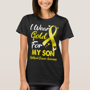Jag Bära Guld för min son Childeness Canceness Awa T Shirt