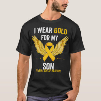Jag Bära Guld för min son Childeness Canceness Awa T Shirt