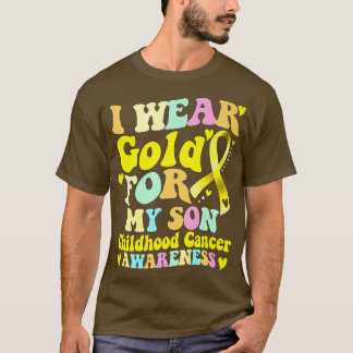 Jag Bära Guld för min son Childeness Canceness Awa T Shirt