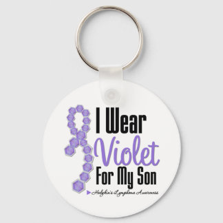 Jag Bära Hodgkins Lymphoma Ribbon åt min son Nyckelring