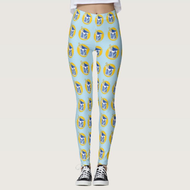 Jag bara kärlek aprikosyoghurt leggings (Framsida)