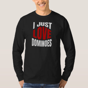 Jag bara Kärlek Dominoes T Shirt
