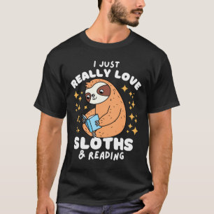 Jag bara läser Kärlek slok och läser T Shirt