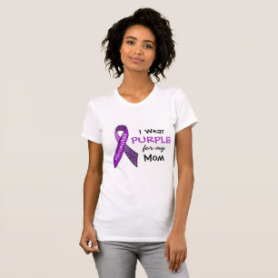 Jag Bära Lila e för min Mamma Fibromyalgia Shirt Tröja