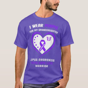 Jag bära Lila för min mordotter - Lupus Awarene T Shirt