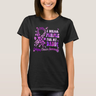 Jag Bära Lila för min pappa Epilepsy Awareness Day T Shirt