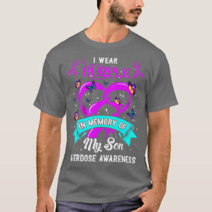 Jag Bära Lila till minne av min son överdoseringsb T Shirt