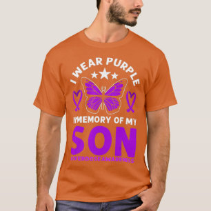 Jag Bära Lila till minne av min son överdoseringsb T Shirt