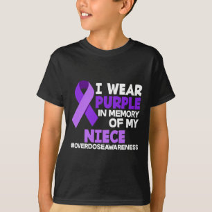Jag Bära Lila till minnet av min systoliska överdo T Shirt