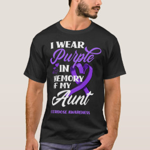 Jag Bära Lila till minnet av överdosering av min M T Shirt